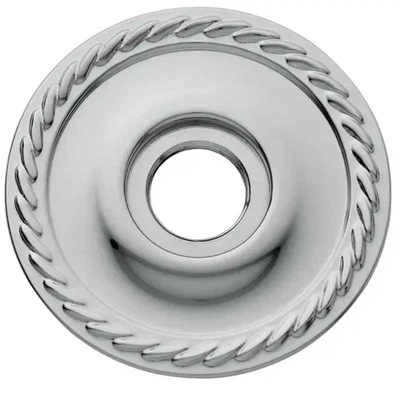Baldwin 5149260 Estate Solid Brass Rosette Polished Chrome Pair