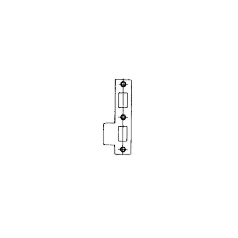 Baldwin 5528055L Combination Privacy Strike Polished Nickel