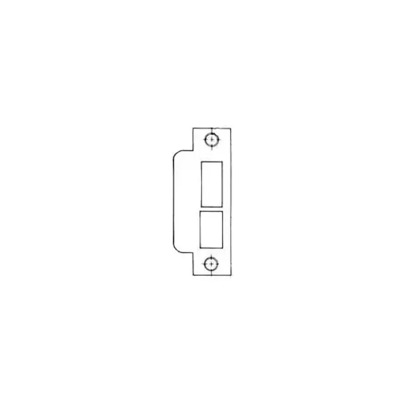 Baldwin 6339060L158 Estate Mortise Lock ASA Strike Satin Brass & Brown