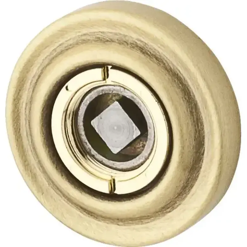 Baldwin 5002060 Estate Solid Brass Rosette Pair