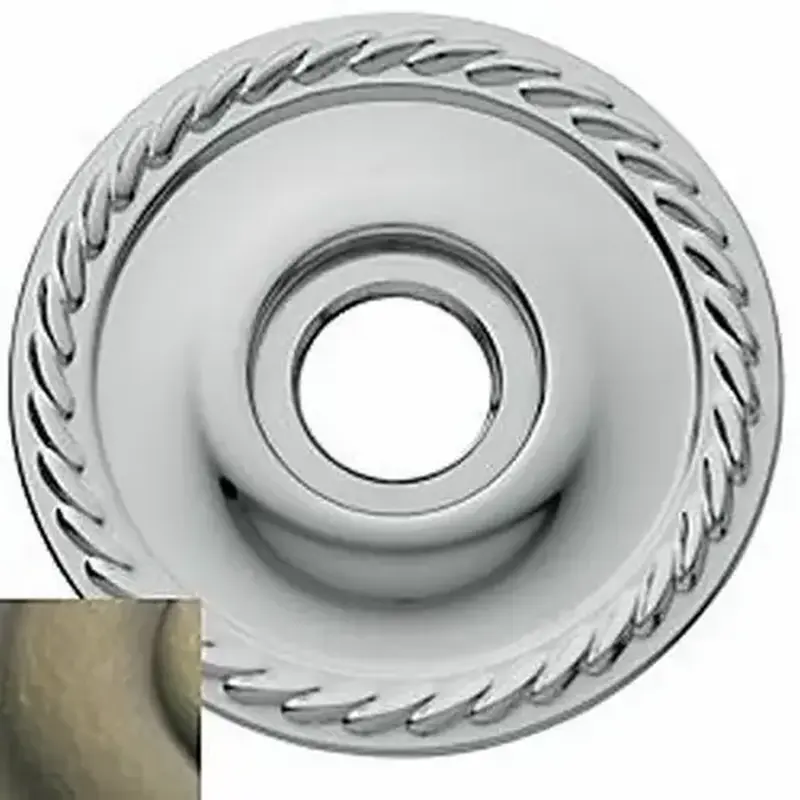 Baldwin 5004050 Estate Solid Brass Rosette Pair