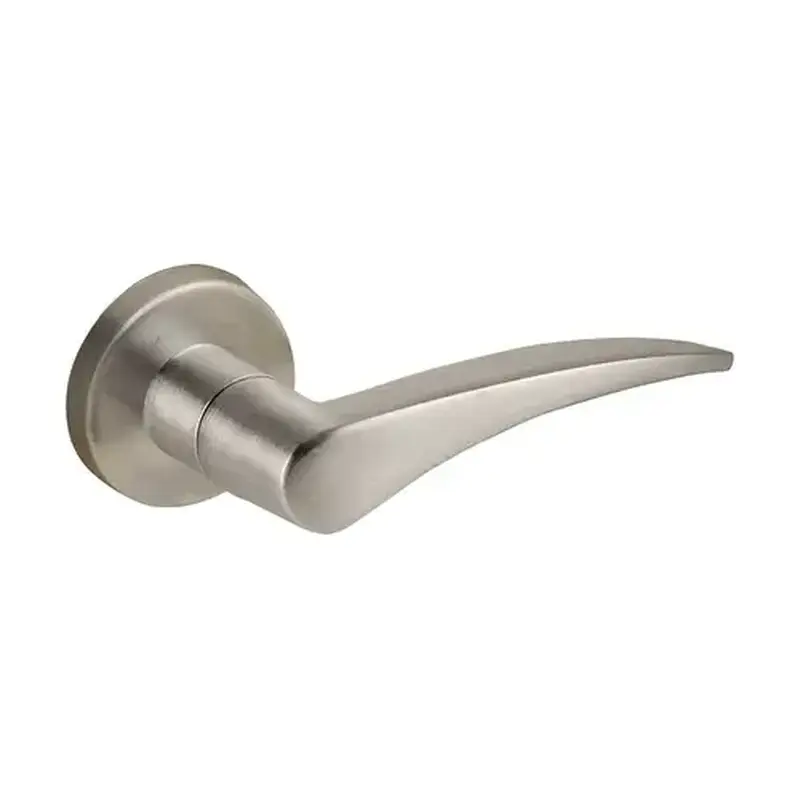 Schlage 09-454 12A 630 RH Trim Set with Right Hand 12 Lever A Rose for a L9010, L9070, L9080, or L9465 Satin Stainless Steel Finish