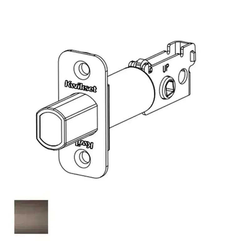 Kwikset 82731-690 Deadbolt Latch 2-3/8" Backset, Dark Bronze Painted