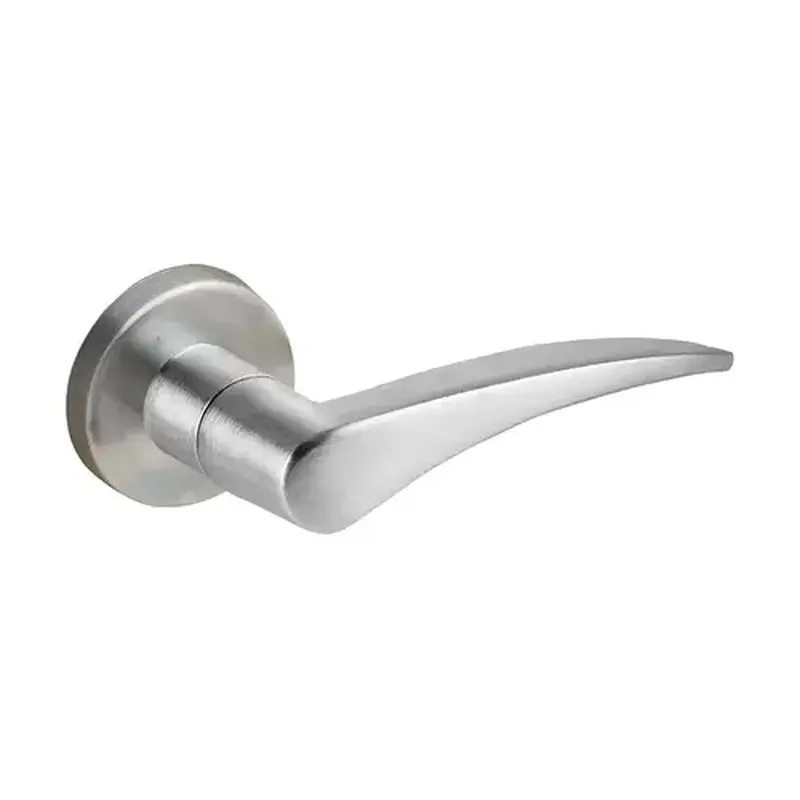 Schlage 09-454 12A 629 RH Trim Set with Right Hand 12 Lever A Rose for a L9010, L9070, L9080, or L9465 Bright Stainless Steel Finish