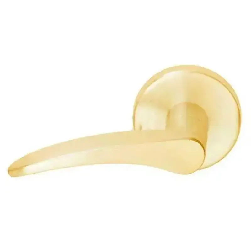Schlage Commercial 09-454 12A 605 LH L Series Trim Pack, 12 Lever, A Rose, Left Hand Bright Polished Brass