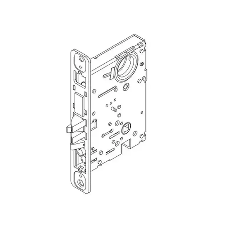 Falcon MA541-BODY-ONLY MA Series Entry/Office Mortise Lock, Satin Stainless Steel