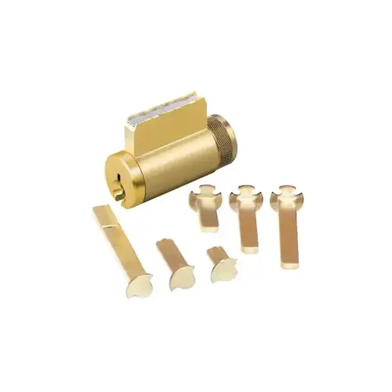 Ilco Unican Corporation KIKSCC5-04-0B Universal Knob/Lever Cylinder 5-Pin SCH C Satin Brass