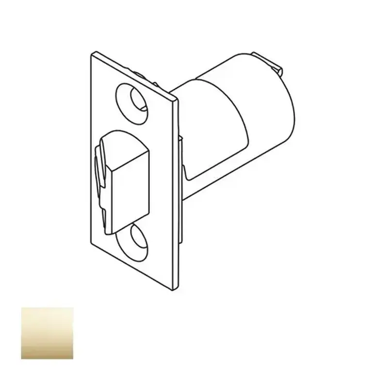 Corbin Russwin 599F91 605 CL3500/CL3800 2-3/8 Inch Backset Plain Latch, Bright Polished Brass