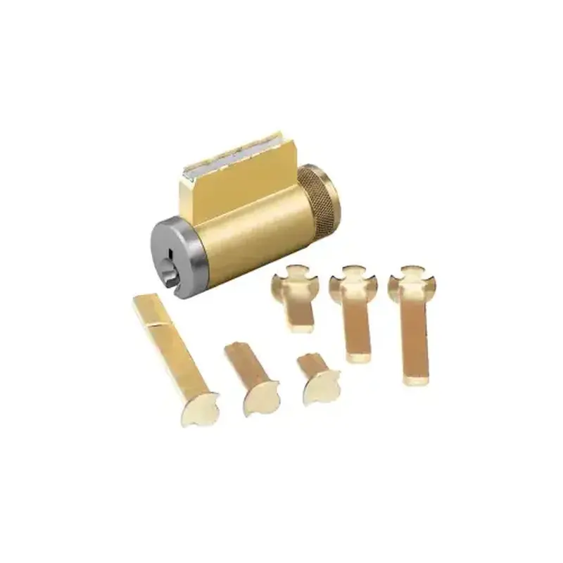 Ilco Unican Corporation 15996EA-04-OB Universal Key-In-Knob/Key-in-Deadbolt Cylinder 6-Pin C123 Keyway Brushed Brass