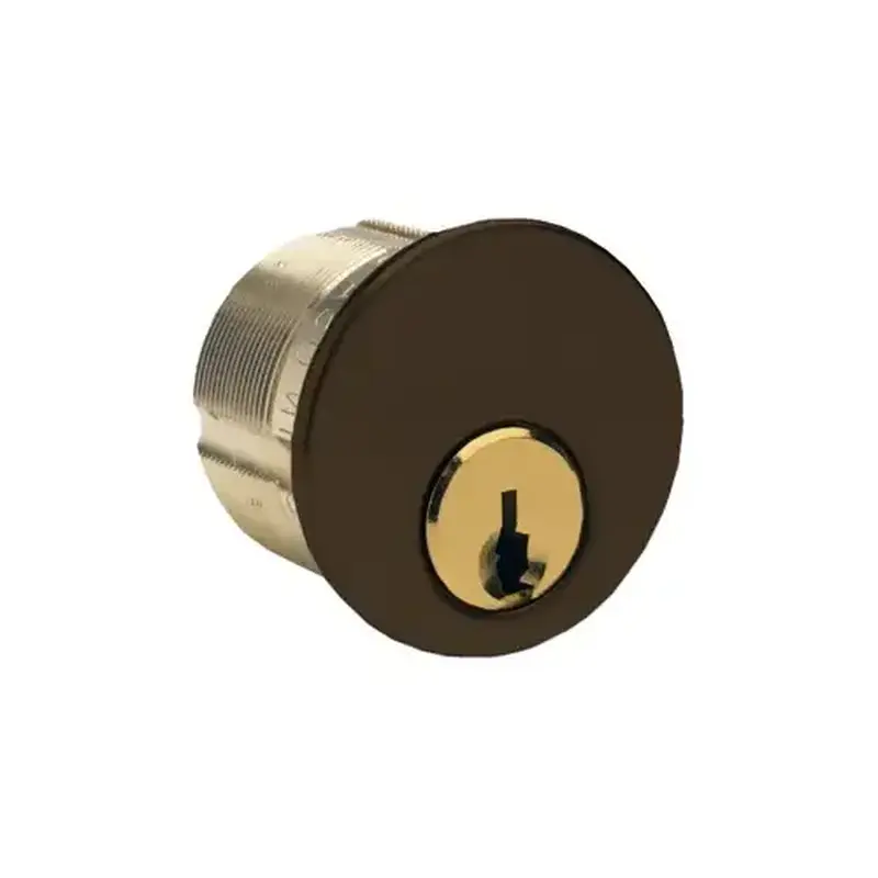 Ilco Unican Corporation M118SLA6-10B-KA2 Mortise Cylinder 1-1/8" 6-Pin SAR LA Adams Rite/Yale Cam Oil Rubbed Bronze