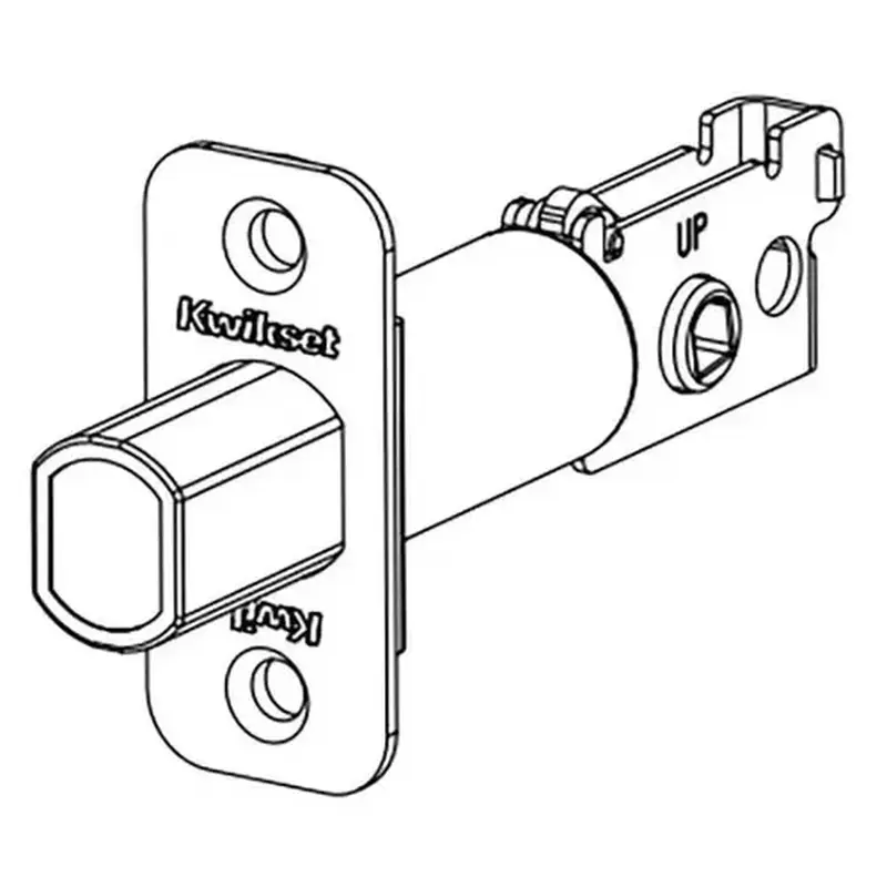 Kwikset 82731-26D Deadbolt Latch 2-3/8" Backset Satin Chrome