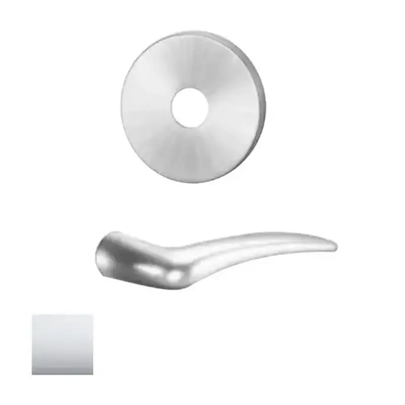 Sargent OS-8215-LNA-26-RH 8200 Series 8215 Outside Trim Lever and Rose Bright Polished Chrome