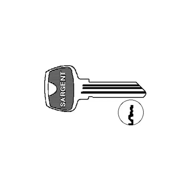 Sargent 6275HA 6-Pin Key Blank