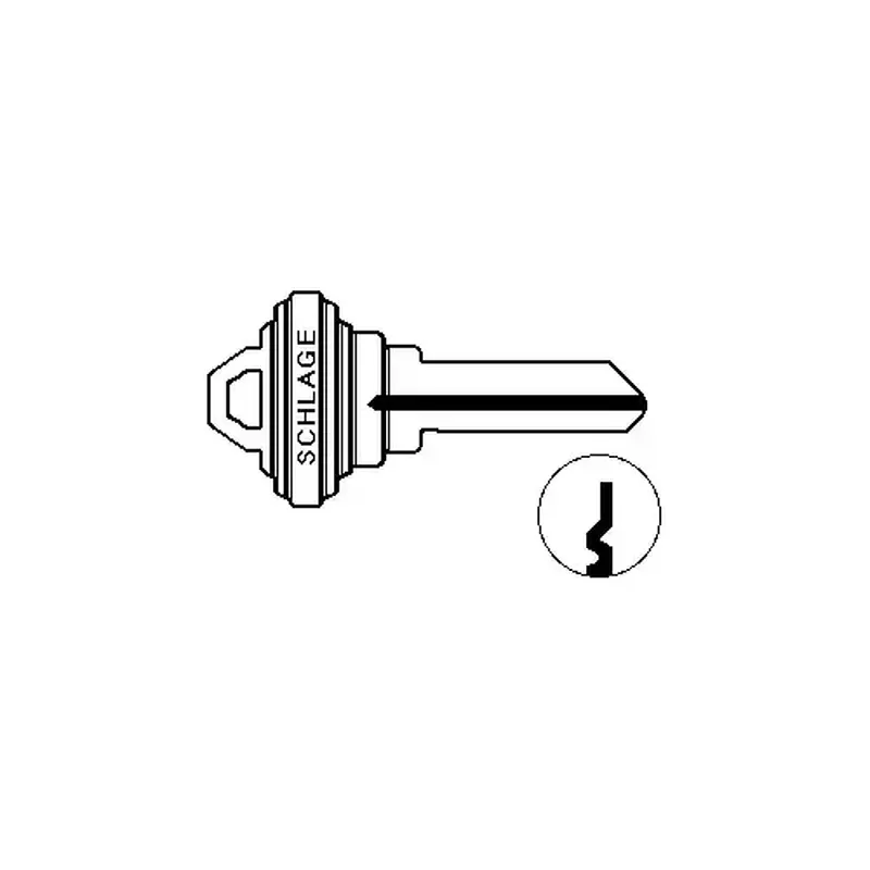 Schlage Commercial 35-100 E 5-Pin Standard Key Blank E Keyway