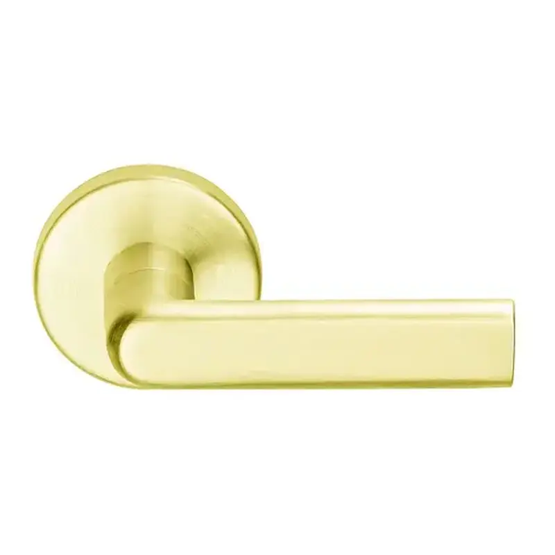 Schlage 09-455 01A 606 Trim Pack, L/LV9040, 01 Lever, A Rose, Satin Brass