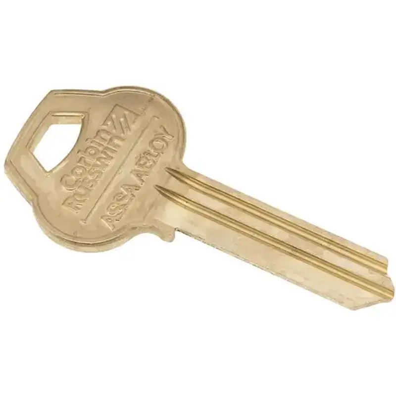 Corbin Russwin 59B1-6PIN-10 Single Section Standard Bow Key Blanks, Nickel Plated