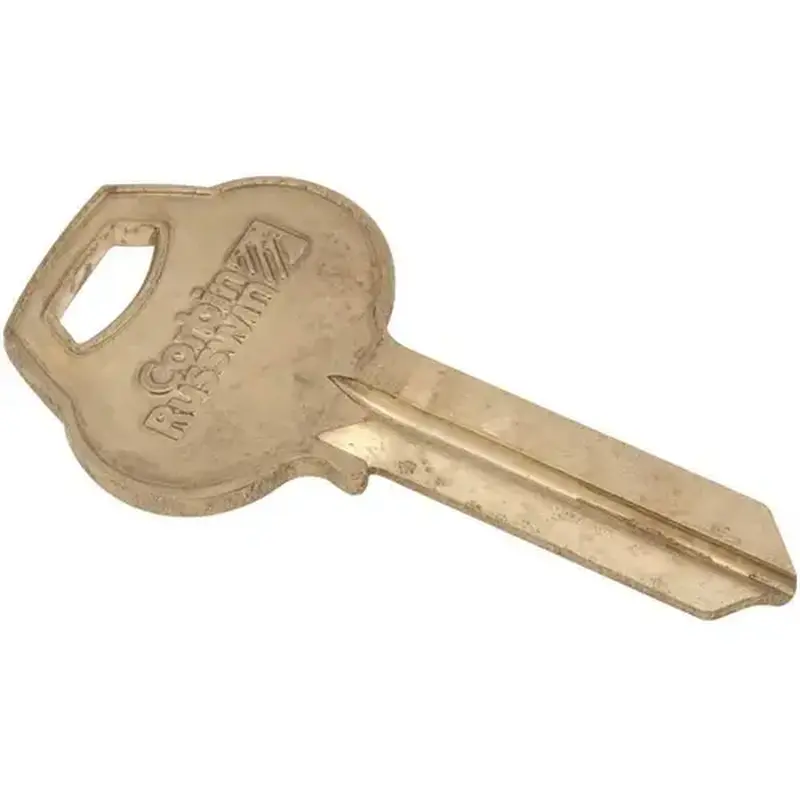 Corbin Russwin L4-5PIN-10 Single Section Standard Bow Key Blanks, Gold