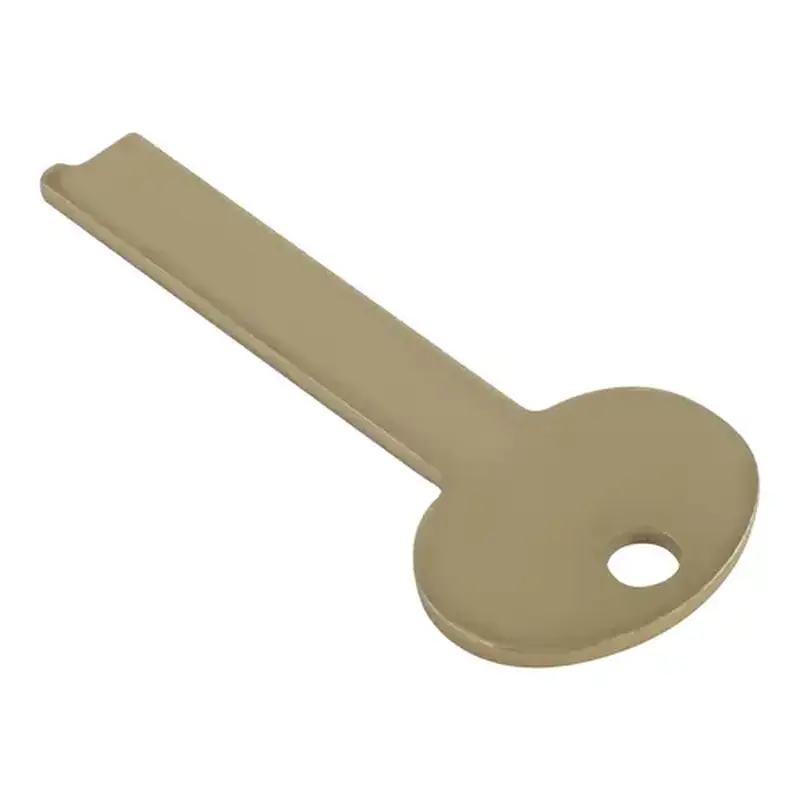 Kaba Ilco LB6 Lefebure Safe Deposit Box Blank Utility Key Silver