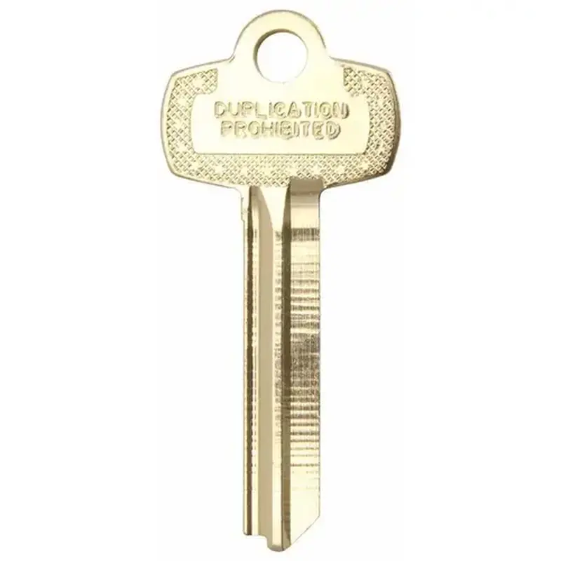 BEST 1A1A1 Blank Key Gold - pack of 50