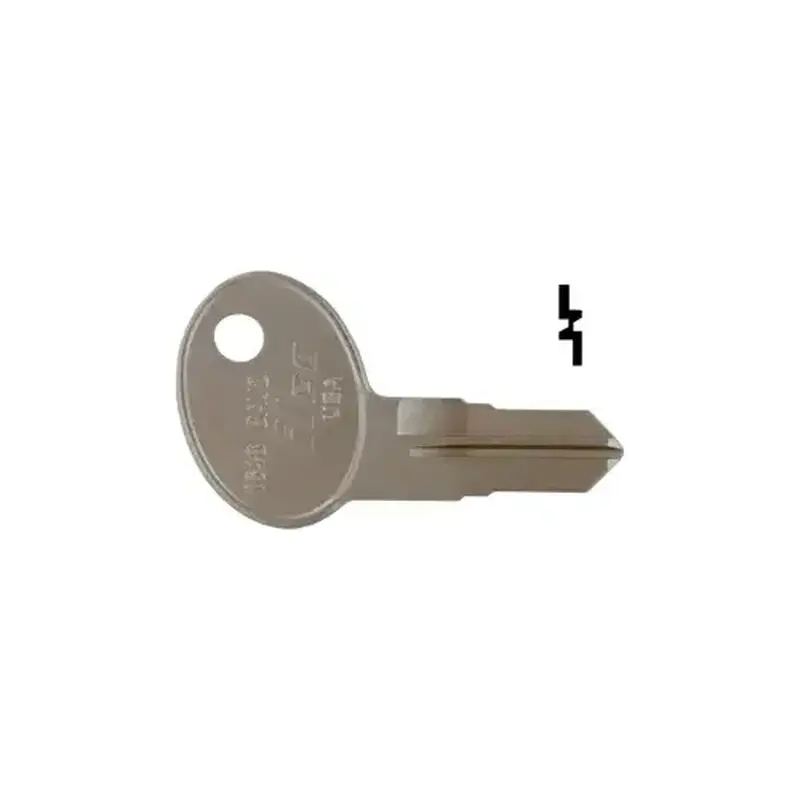 Kaba Ilco 1648 Bauer Key Blank Silver