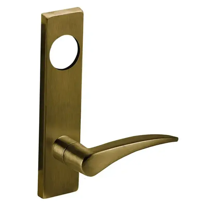 Schlage 09-451 12L 609 RH Lock Lock Parts Satin Brass Blackened Satin Relieved Clear Coated
