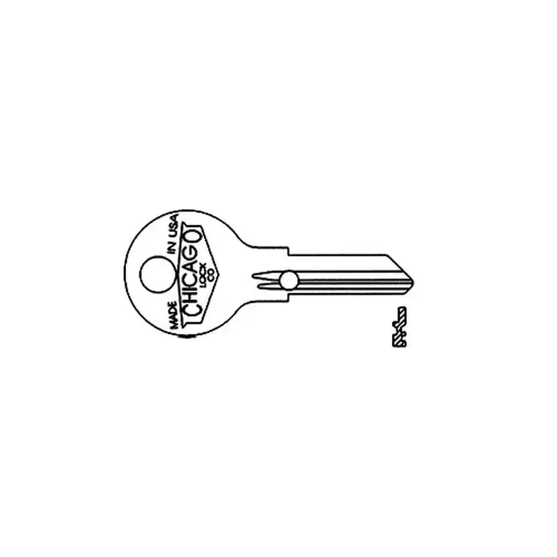 Compx Security DK-102-H ORIGINAL KEYBLANK K102H Brass