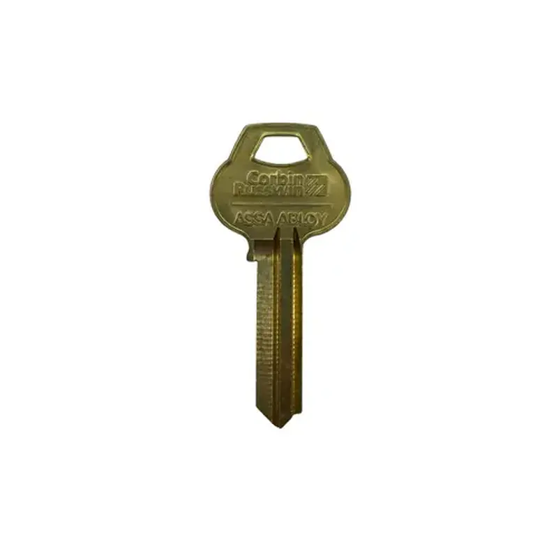 Corbin Russwin 59A2-6PIN-10 Single Section Standard Bow Key Blanks, Nickel Plated