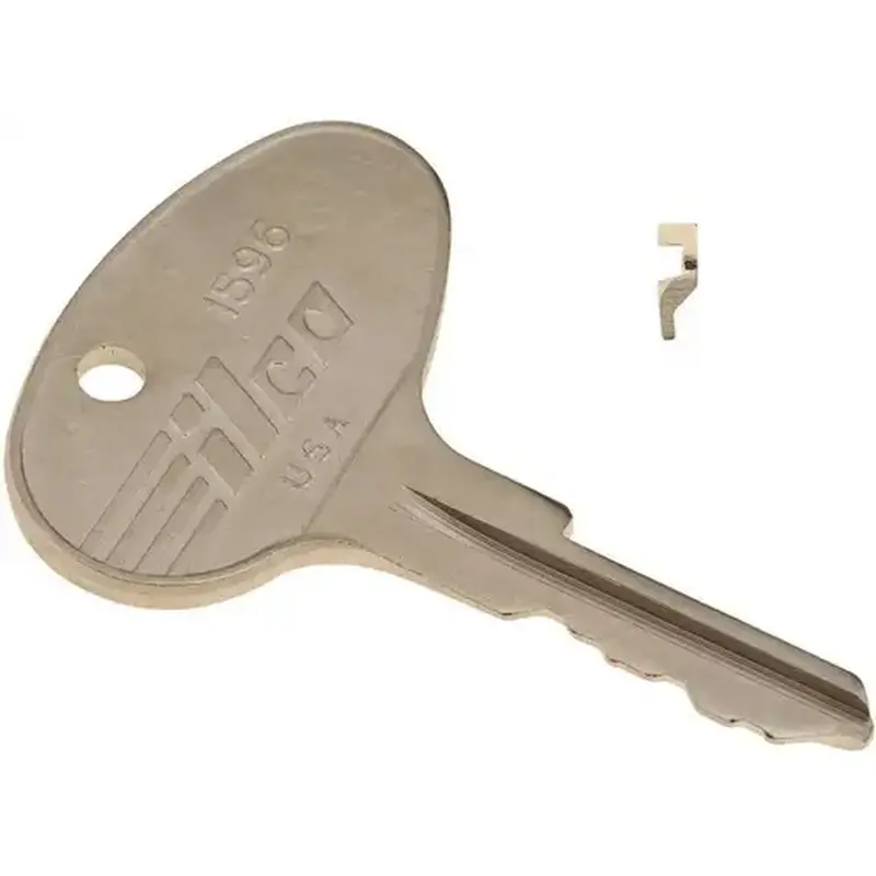 Kaba Ilco 1596 Mitsubish Key NICKEL Color/Finish Family
