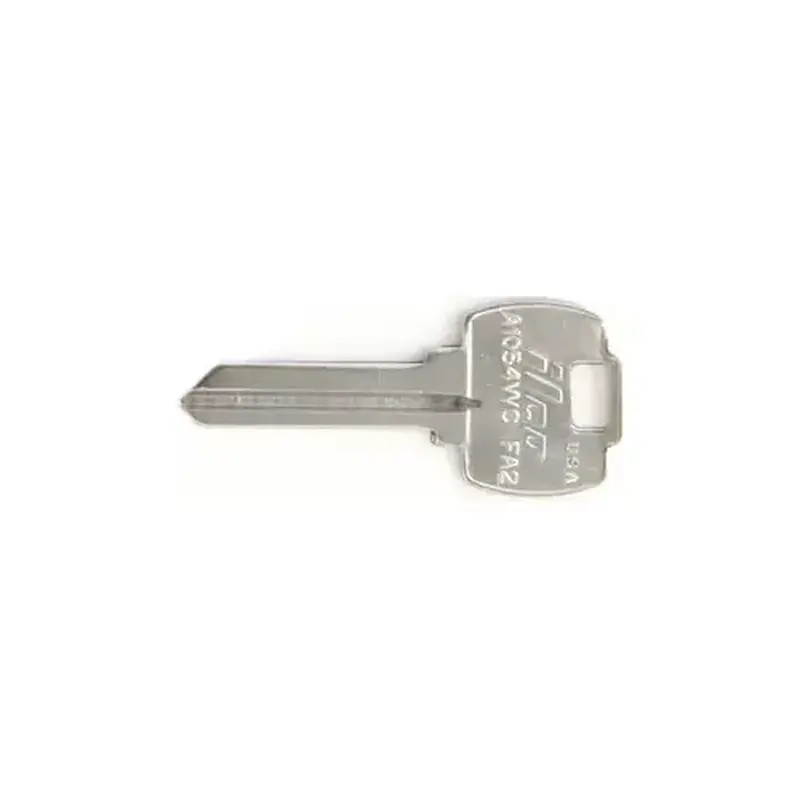 Kaba Ilco A1054WC-XCP10 Falcon Fa2 Blank Key Silver - pack of 10