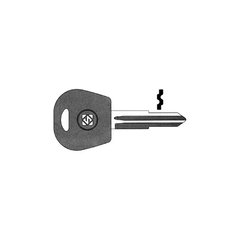 Kaba Ilco DWO4RAP 1997-2000 Daewoo Nubira Transponder Key NICKEL Color/Finish Family