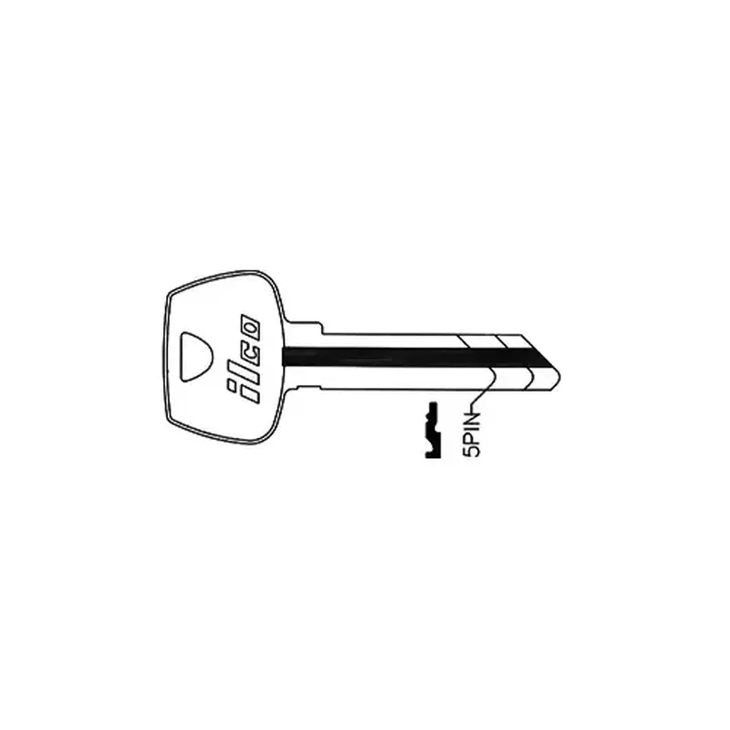 Kaba Ilco 1007LA-XCP10 Sargent 275LA Blank Key Gold - pack of 10
