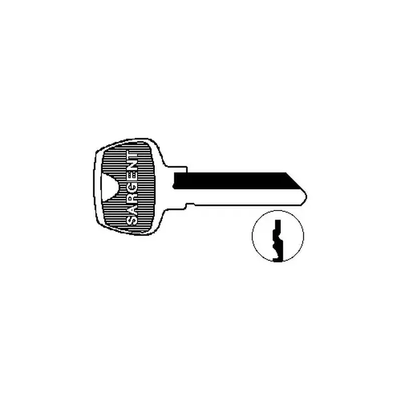 Sargent 6275LC 6-Pin Key Blank