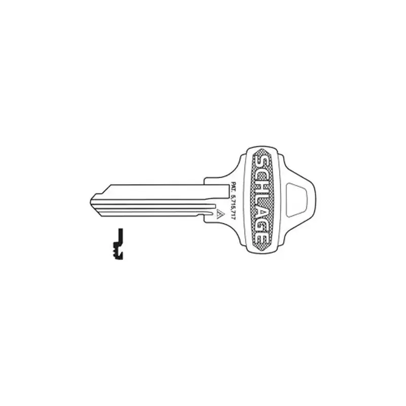 Schlage Commercial 35-003C124 Full Size Everest Control Key Blank C124 Keyway