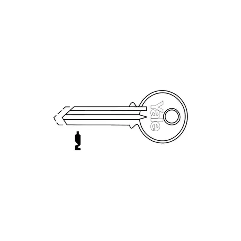 Yale Commercial RN11 GG 6 Pin Key Blank with Single Section GG Keyway