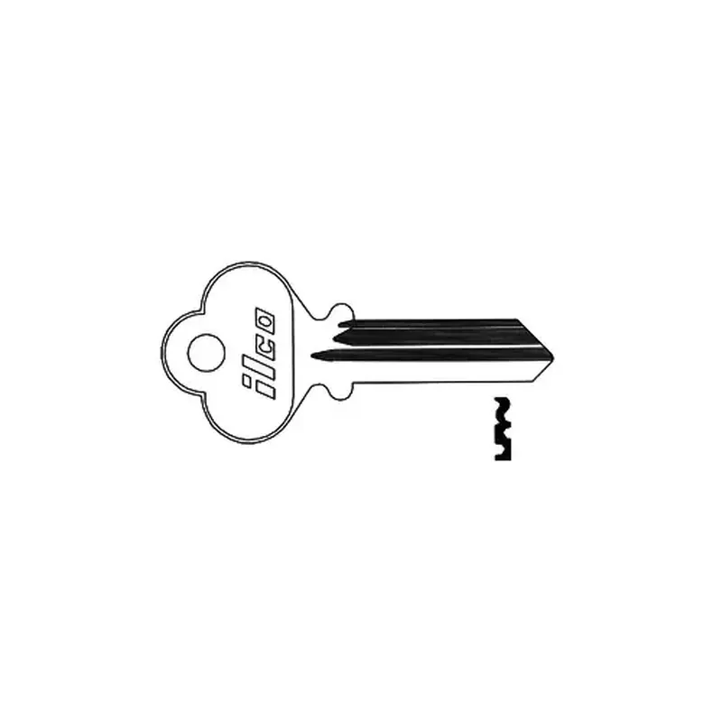 Kaba Ilco 1016N-XCP10 Penn P2 Blank Key Silver - pack of 10