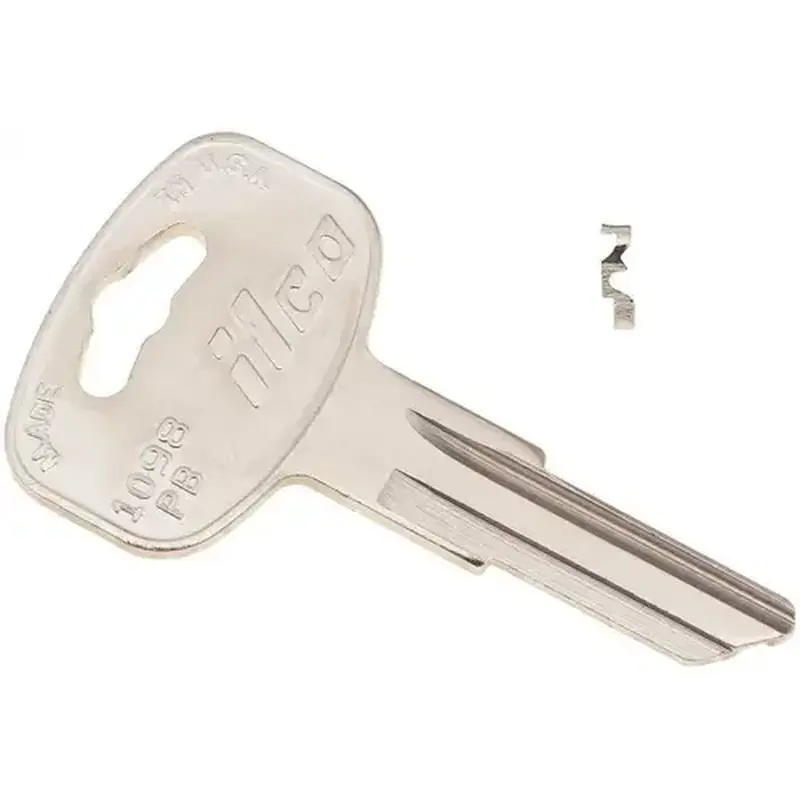 Kaba Ilco 1098PB-XCP10 Peterbilt Key NICKEL - pack of 10