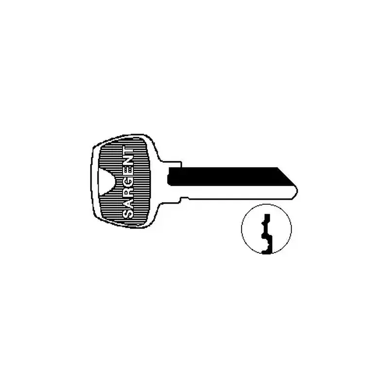 Sargent 6273CN 6-Pin Keyblank, CN Master Section