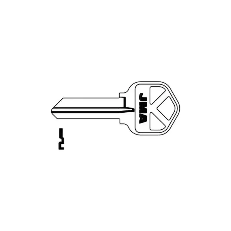 Kaba Ilco KW1-NP KW1 1176 Kwikset Key Blank Nickel Plated