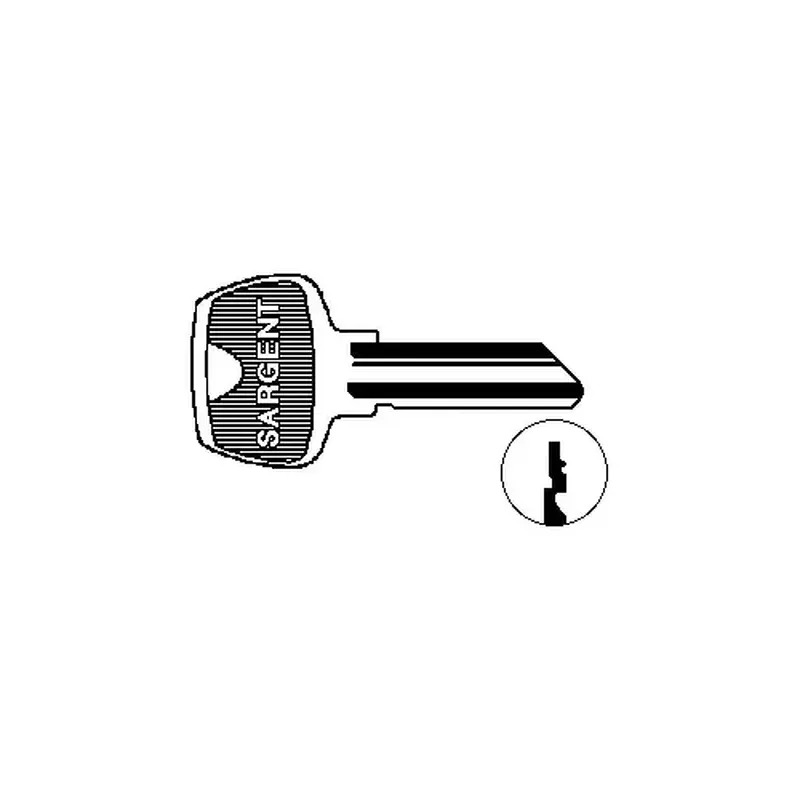 Sargent 275RE 5-Pin Keyblank, RE Keyway
