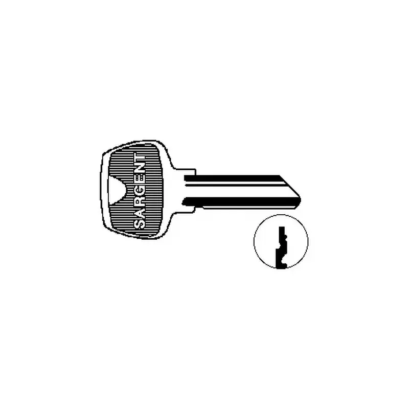 Sargent 275RA 5-Pin Key Blank
