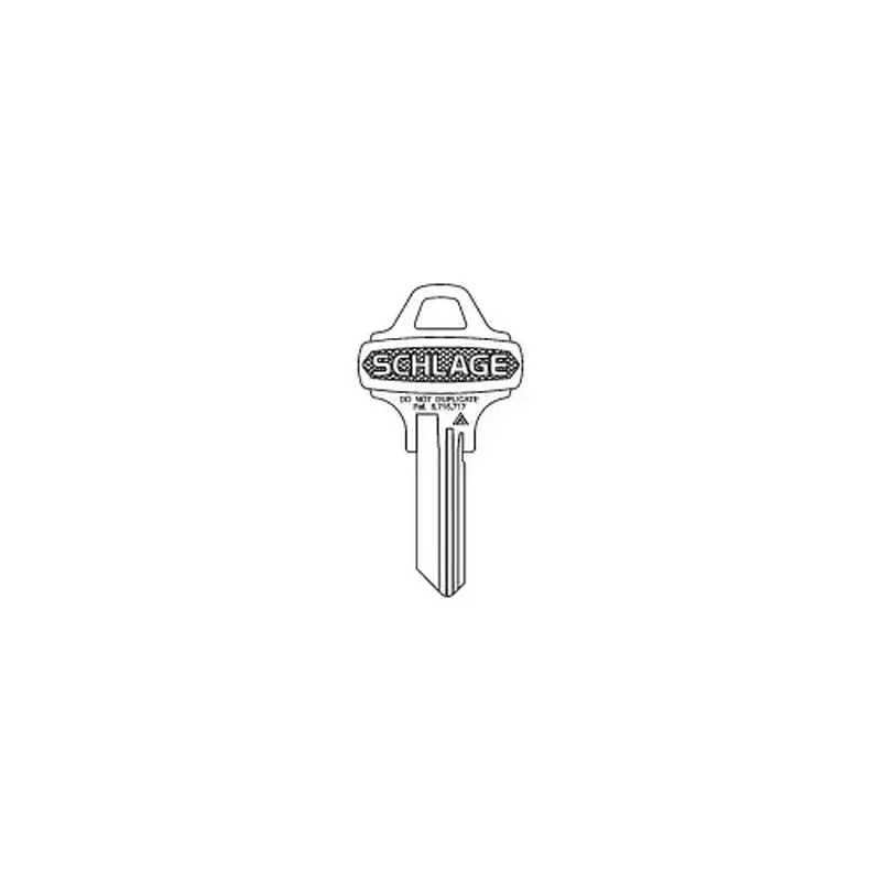 Schlage Commercial 35-002-C100 Full Size Everest Standard Key Blank C100 Keyway