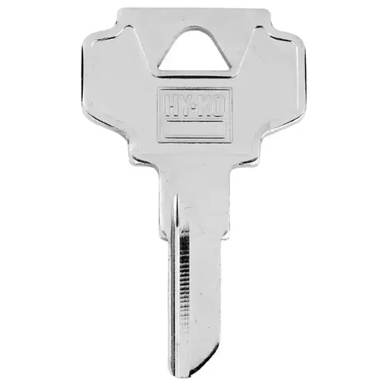 Hy-Ko 11010IN26-XCP10 Key Blank, Brass, Nickel-Plated, For: Independent/Ilco IN26 Door Locks - pack of 10