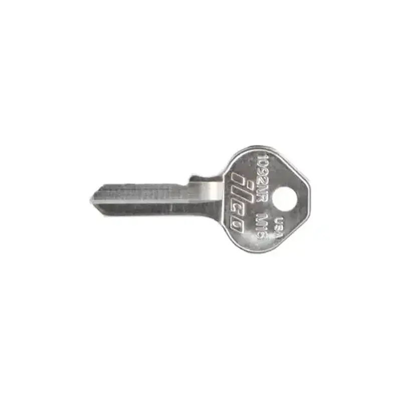 Kaba Ilco 1092NR Master/Dexter M16 Blank Utility Key Silver