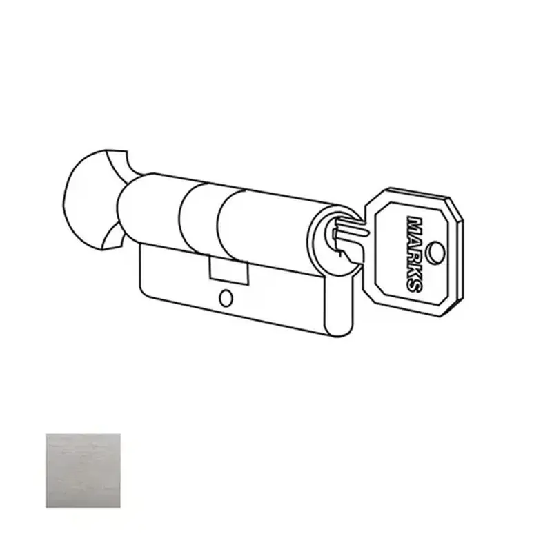 Marks 2621-26D-C Profile Type Cylinder x Turnpiece Satin Chrome