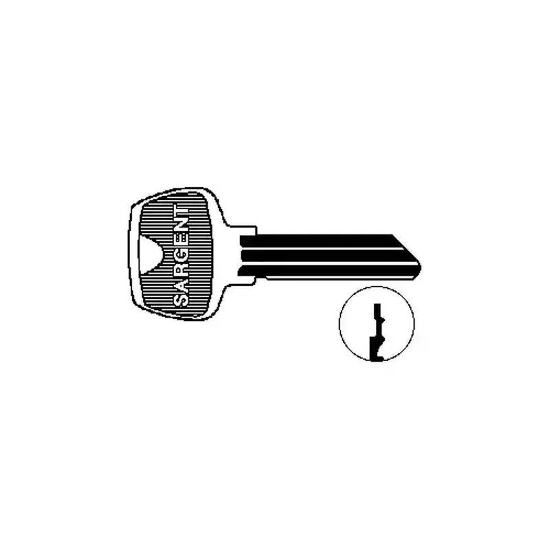Sargent 6270RD Master Key Blank, 6-Pin
