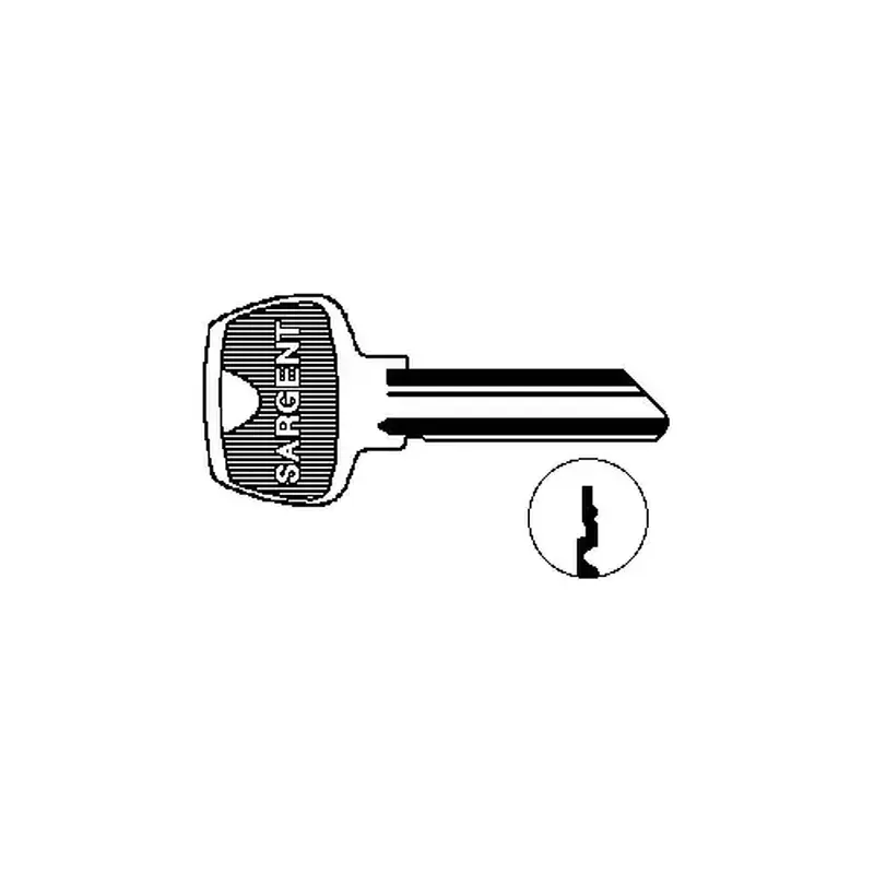 Sargent 6275RJ 6-Pin Key Blank