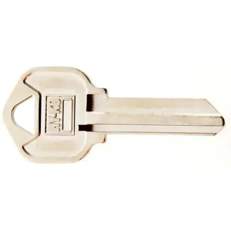 Hy-Ko 11010KW1 Key Blank, Brass, Nickel, For: Kwikset Cabinet, House Locks and Padlocks