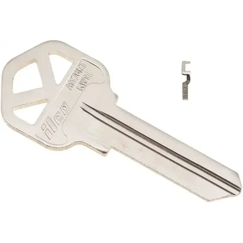 Kaba Ilco A1176KT-KW11 Kwikset 6-Pin Blank Key Silver