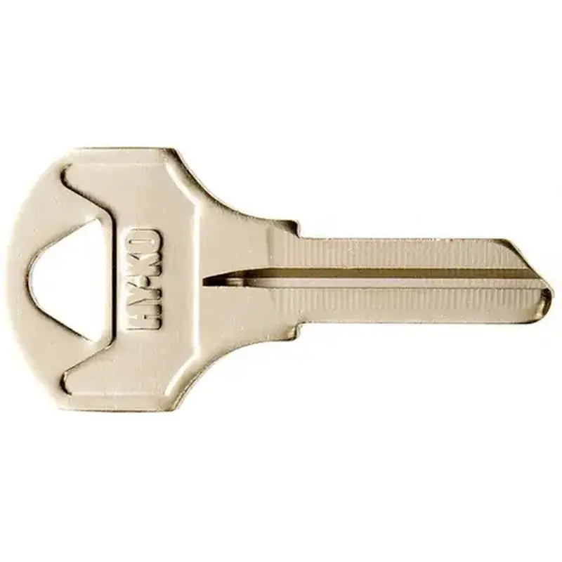 Hy-Ko 11010CO26-XCP10 Key Blank, Brass, Nickel, For: Corbin Russwin Cabinet, House Locks and Padlocks - pack of 10