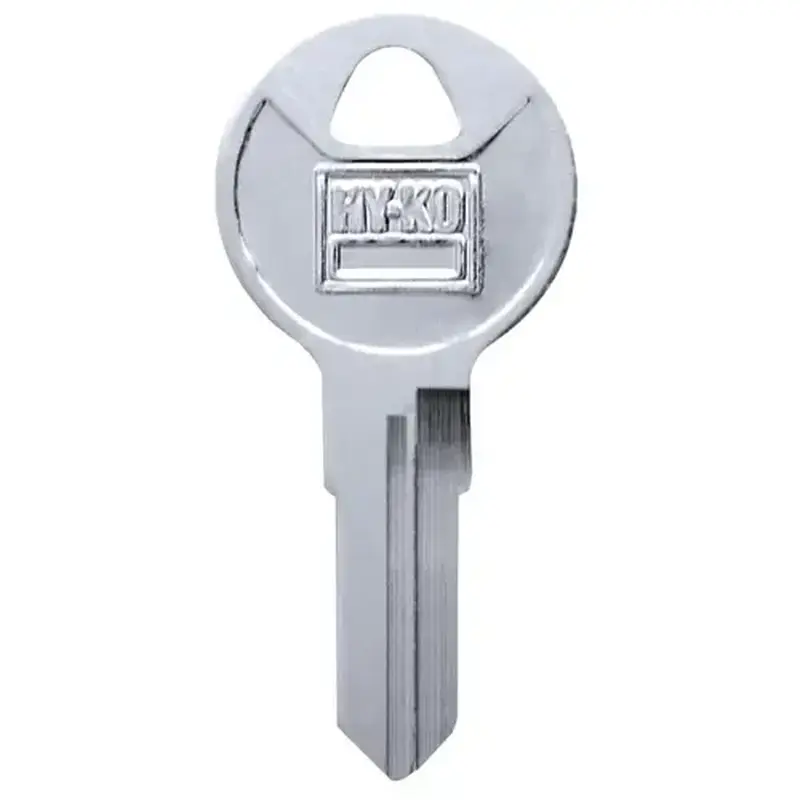 Hy-Ko 11010BAU3 Key Blank, Brass, Nickel-Plated, For: Bauer BAU3 Locks